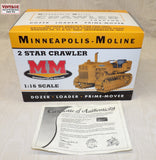 #CUST812 1/16 Minneapolis-Moline 2 Star Crawler - 2004 National Toy Truck'n Construction Show