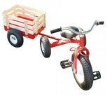 #Cart042R Red All Terrain Tricycle with Wagon