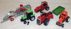 #D61 1/64 Assorted Broken Tractors & Implements - AS IS