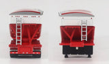 #J164FFGTR0004 1/64 B-Train Grain Trailers, White with Red Frame