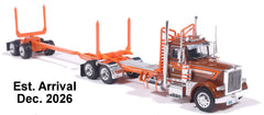 #J164FFGT010 1/64 Kulak & Sons Trucking 7 Peterbilt Model 379 Pacific Style Logging Truck