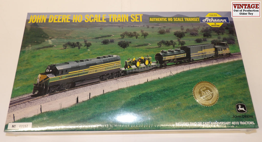 #JP100 1/87 John Deere HO Train Set with 4010 Tractors, 4th in a Series