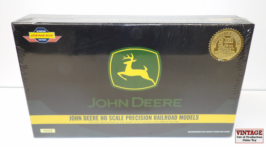 #JP788 1/87 John Deere HO Genesis Precision 1/87 John Deere HO Genesis Precision Steam Engine Set w/JD GP Tractors, 2nd in a Series