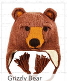 #KC011C Youth Grizzly Bear Animal Hat