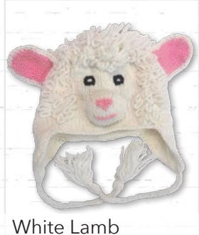 #KC037A-T Toddler White Face Lamb Animal Hat