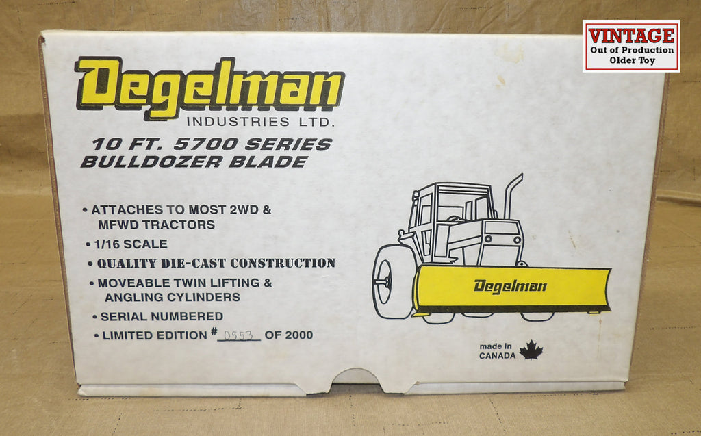 #LS3051 1/16 Degelman 10 ft. 5700 Series Bulldozer Blade - Broken Cylinder, AS IS