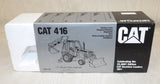 #NZG285 1/50 Cat 416 Cat Backhoe Loader Silver 25,000th Edition, Pre-Owned