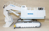 #NZG357 1/50 Demag H 485 S Hydraulic Mining Shovel Excavator, White, Pre-Owned