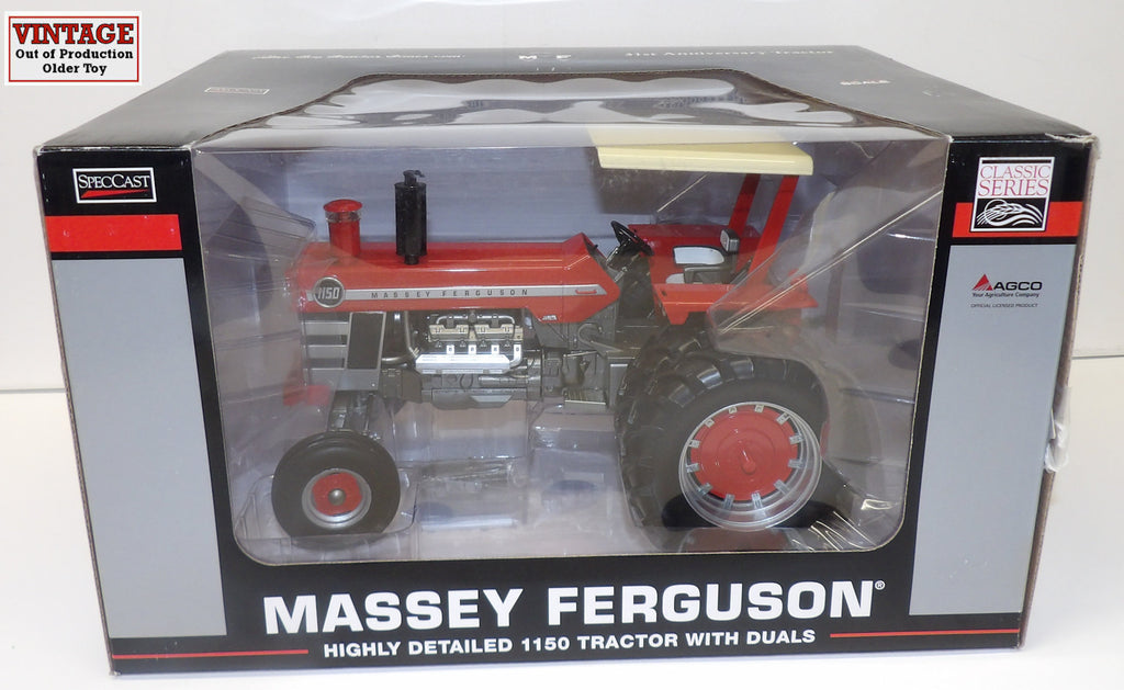 #SCT491B 1/16 Massey Ferguson 1150 Tractor with Duals, ROPS & Canopy - 2014 Toy Tractor Times Chase Version