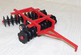#ST3023 1/64 Red Offset Disk Harrow - No Package, AS IS