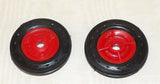 #SY138 1/16 Plastic Front Tractor Tire with Red Rim, Pair - AS IS