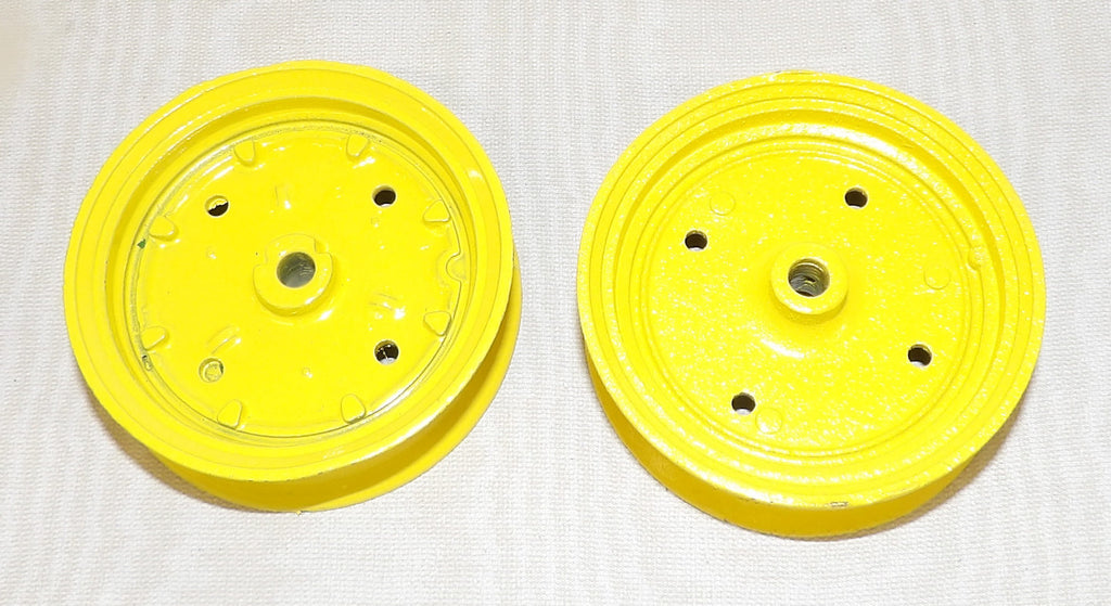 #SY140 1/16 Metal Tractor Rear Rim, Pair - AS IS