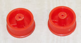 #SY141 1/16 Orange Plastic Front Power Assist Rim, Pair - Used, AS IS