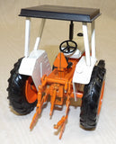 #SY1561 1/25 David Brown 1412 Hydra-Shift Tractor with ROPS Cab - Broken 3-Point, AS IS