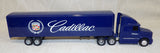 #T057 1/64 Cadillac WhiteGMC Aero Conventional with Trailer