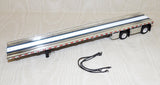 #T107 1/64 Chrome Wilson 53' Road Brute Spread-Axle Flatbed Trailer - No Box