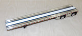 #T107 1/64 Chrome Wilson 53' Road Brute Spread-Axle Flatbed Trailer - No Box