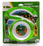 #Y12077 John Deere Kids 4-Piece Feeding Set