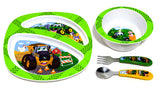 #Y12077 John Deere Kids 4-Piece Feeding Set