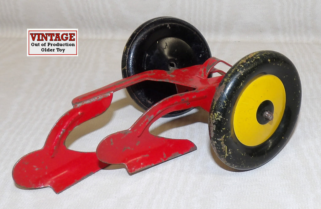 #MARX4 Tin Red 2-Bottom Plow