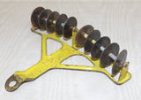 #MARX5 Tin Yellow Disk - Used, AS IS