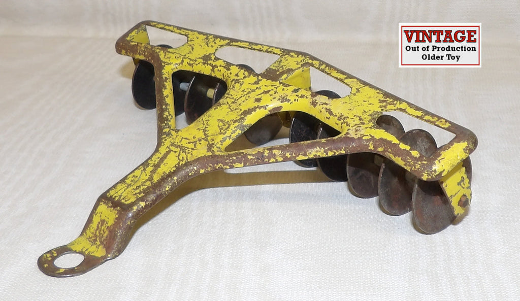 #MARX5 Tin Yellow Disk - Used, AS IS