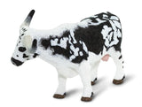 #100261 1/20 Black & White Texas Longhorn Bull