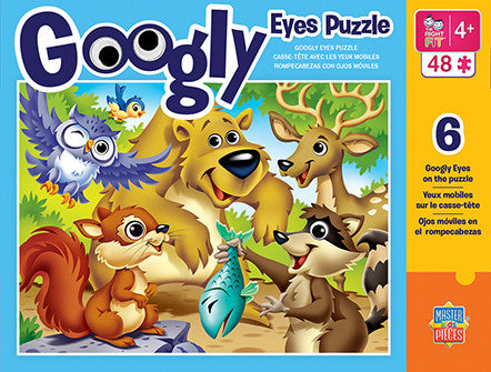 #12030 Woodland Animals Googly Eyes Puzzle, 48-pc.