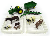 #15474 1/32 John Deere Farm Toy Playset. 17-piece