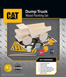 #21717 CAT Dump Truck Wood Painting Kit