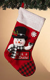 #2664700 18"H Fleece Holiday Stocking, 2 Styles