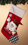 #2664700 18"H Fleece Holiday Stocking, 2 Styles