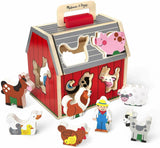 #30149 Wood Take-Along Sorting Barn