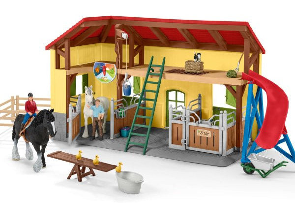 #42485 1/20 Farm World Horse Stable Set