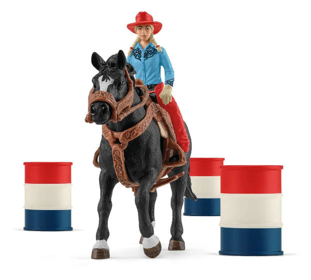 #42576 1/20 Cowgirl Barrel Racing Fun Playset