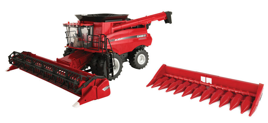 #47391 1/16 Case-IH 8240 Combine with Corn & Grain Heads