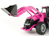 #47430 1/16 Case-IH Pink Magnum 380CVT Tractor with Loader