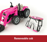 #47430 1/16 Case-IH Pink Magnum 380CVT Tractor with Loader