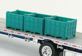 #50-252-BG 1/50 Green Plastic Bin Pallet Set