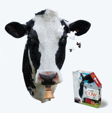 #6002MC I Am Cow Head-Shaped Puzzle, 300 pc.