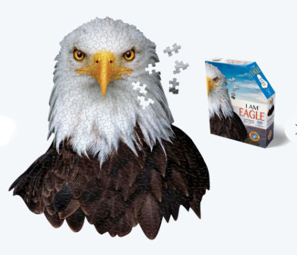 #6013MC I Am Eagle Head-Shaped Puzzle, 300 pc.