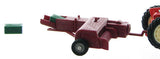 #64-350-BR 1/64 Red Vintage Square Hay Baler