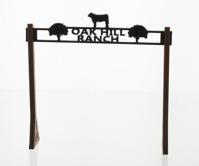 #64-624-BN 1/64 Oak Hill Ranch Entry Gate