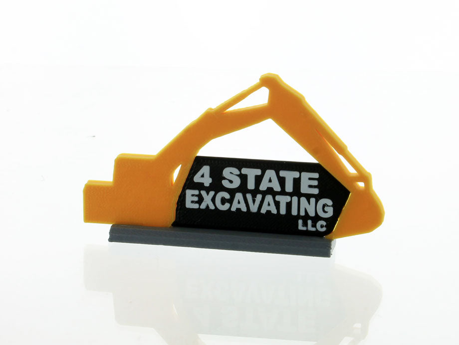 #64-630-Y 1/64 4 State Excavating Sign