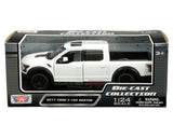 #79344WH 1/27 White 2017 Ford F-150 Raptor