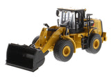 #85635 1/64 Caterpillar 950M Wheel Loader with Log Fork & Bucket Attachment