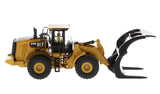 #85950 1/87 Caterpillar 972M Wheel Loader with Log Fork