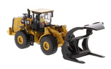 #85950 1/87 Caterpillar 972M Wheel Loader with Log Fork