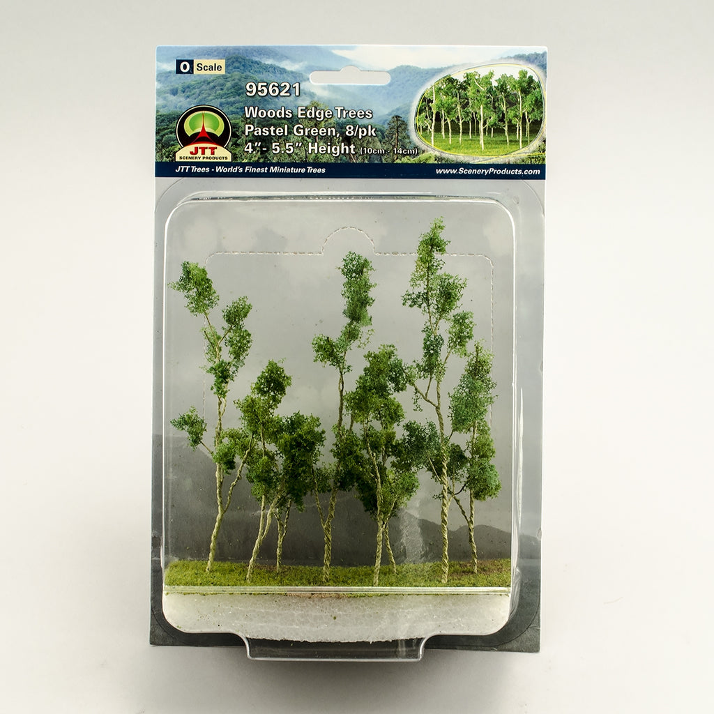 #95621 1/48 Woods Edge Trees, Pastel Green 8-pack