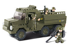 #B0301 Army Heavy Military Troop Truck Building Block Set